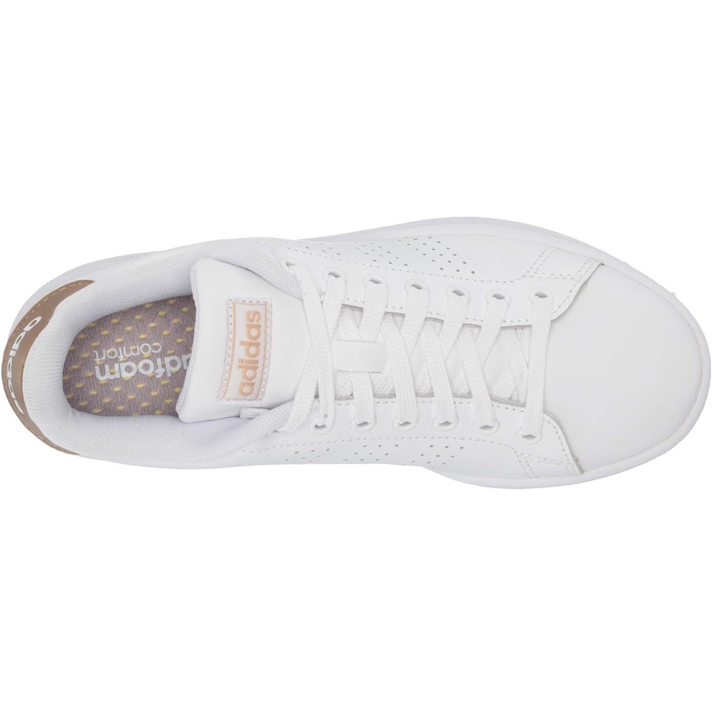 Adidas Cloudfoam Advantage White and Gold Sneaker Women’s Size 8 - Never Worn